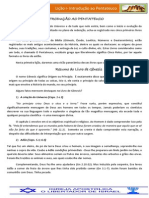 Introdução ao Pentateuco e resumo do Livro de Gênesis