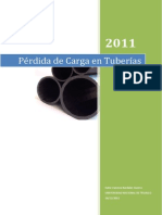 Informe Perdida x Tuberias