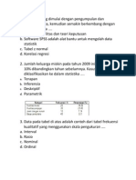 Soal Latihan Pengantar Statistika Sosial PDF