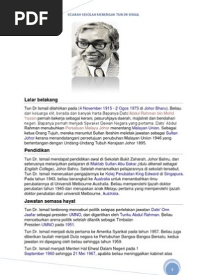 Tun Dr Ismail Pdf