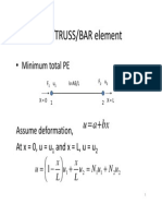SPAR/TRUSS/BAR Element: Minimum Total PE