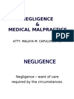 11515781 Negligence and Medical Malpractice