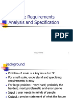 Software Requirements Analysis and Specification