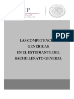 Competencias Genericas Bachillerato PDF