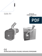 Manual Arzator SUN P7