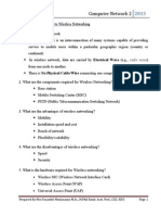 Computer Wireless Network  PDF - Course Material 2013