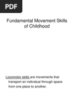 Download Fundamental Movements in Childhood web updatedppt by Kacang Peas SN177494295 doc pdf
