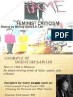 Feminist Criticism