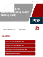 Nodeb on Site Commissioning Guide Using Lmt