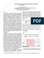 Geometric and Compaction Dependence of Printed Polymer-Based RFID Tag Antenna