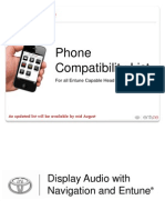 Prius C - EntunePhoneCompatibilityList