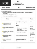 Plano de Sem. 21 a 25 de Out.
