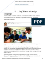 How To Teach English As A Foreign Language - Education - The Guardian