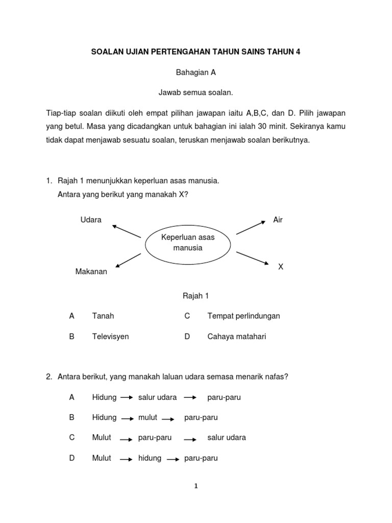 Contoh Soalan Aplikasi Sains - Terengganu q