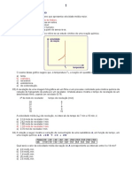 CINÉTIICA QUÍMICA - PROF. AGAMENON - INTERNET - 2013