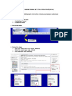 Guide: How To Use Online Public Access Catalogue (Opac)