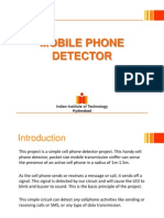 Mobile Phone Detector: Indian Institute of Technology Hyderabad