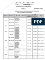 Bffa2Revised Schedule of 12th Nov, 2012