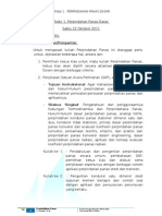 Pendahuluan/Pengantar.: Modul 1. Perpindahan Panas Dasar