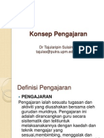 Konsep Pengajaran