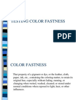 Color Fastness Testing