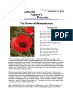The Flower of Remembrance: in Flanders Fields