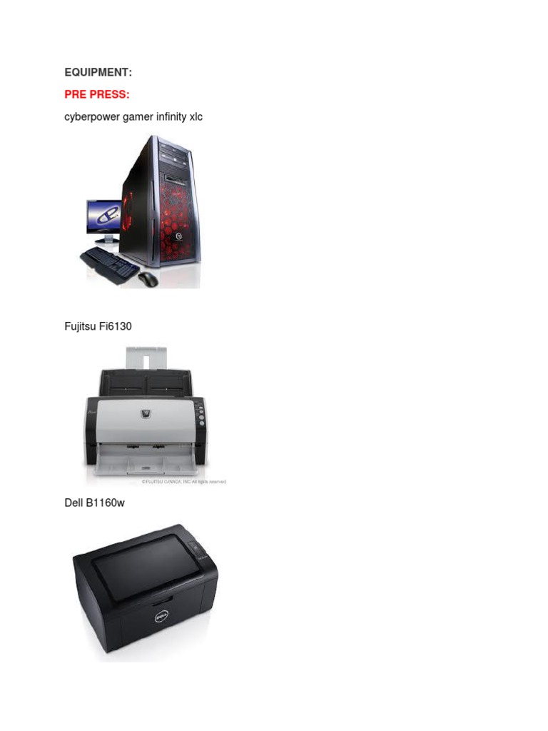 Cyberpower Gamer Infinity XLC: Pre Press | PDF | Technology & Engineering