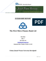 FMFB Intrnship Report