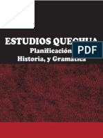 Planificación, Historia y Gramática Quechua