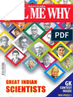 Great Indian Scientists (Tell Me Why #81) (Gnv64)