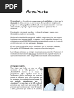 Anonimato