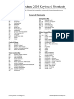 Revit Architecture 2010 Keyboard Shortcuts