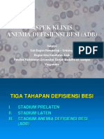 Aspek Klinis Anemia Defisiensi Besi (ADB) 29 Mei 2004