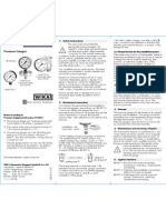 Operating Instructions: Pressure Gauges