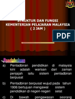 Struktur organisasi KPM