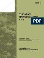 The Army Universal Task List