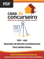 Questoes Extras TRT GO Direito Const Andre Vieira