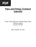 Pipes and Fittings Technical Appendices