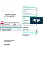 Diagnostic Repeater For PROFIBUS-DP