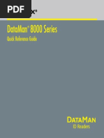 Cognex DataMan 8000 Quick Reference