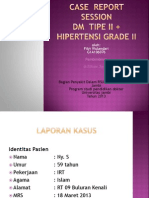 Crs DM Tipe II + Hipertensi Grade II