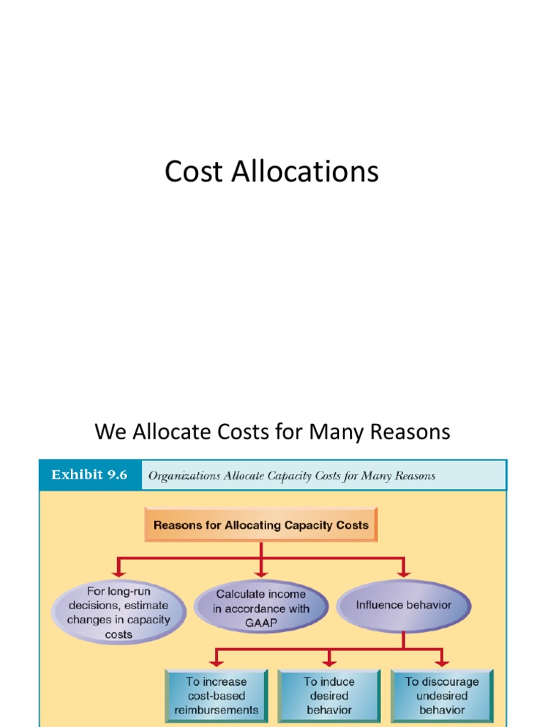 Cost Allocation in General | PDF | Inventory | Labour Economics