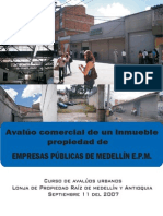 Avalúo de Un Inmueble Propiedad de E.P.M.