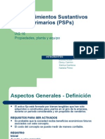 Procedimientos Sustantivos Primarios (PSPS)