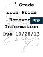 Homework Due 10-28-13