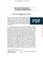 07- simposium sobre análisis infantil 1927