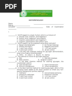 Histopathologic Techniques Pretest