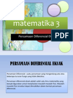 Matematika 3 PD Eksak