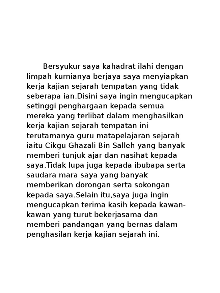 Sejarah Folio Tingkatan 2