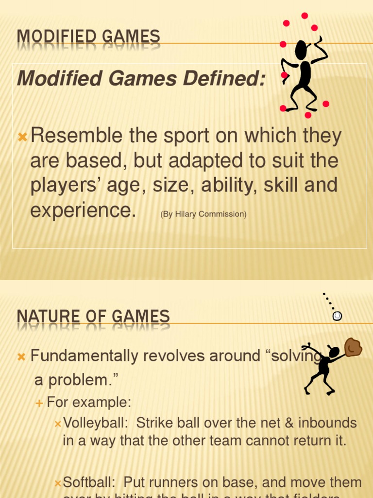 Modifying Games for Student Success | PDF | Softball | Psychology